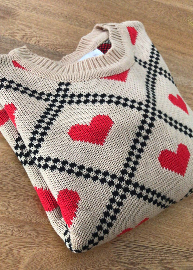 Suéter First Love Rojo  |  Red First Love Sweater