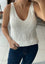 Camisa Lace Tejida Crema   | Cream Lace Shirt
