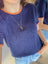 Camisa Cozy Corazón azul | Cozy Heart blue shirt (copia)