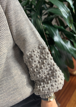 Suéter Taupé Panal Ref ST00130 |  Taupé Panal Sweater Ref ST00130