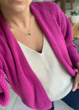Suéter Mousse Fucsia |  Pink Mousse Sweater