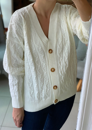 Suéter  Braid Ivory  | Braid Ivory Sweater