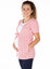 cardigan de embarazo rojo 