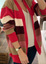 Cardigan Mentya Rayas Rouge |  Rouge Mentya Stripes Cardigan